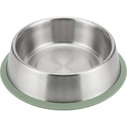 Vuros Stainless Steel Pet Bowl 1.6 L Sage Base - Product view