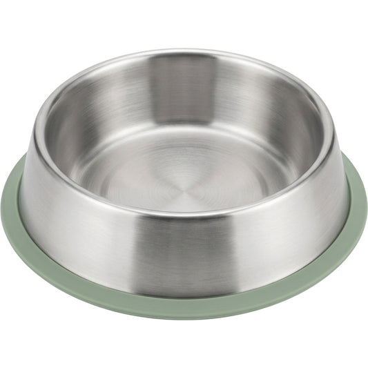 Vuros Stainless Steel Pet Bowl 1.6 L Sage Base - Product view