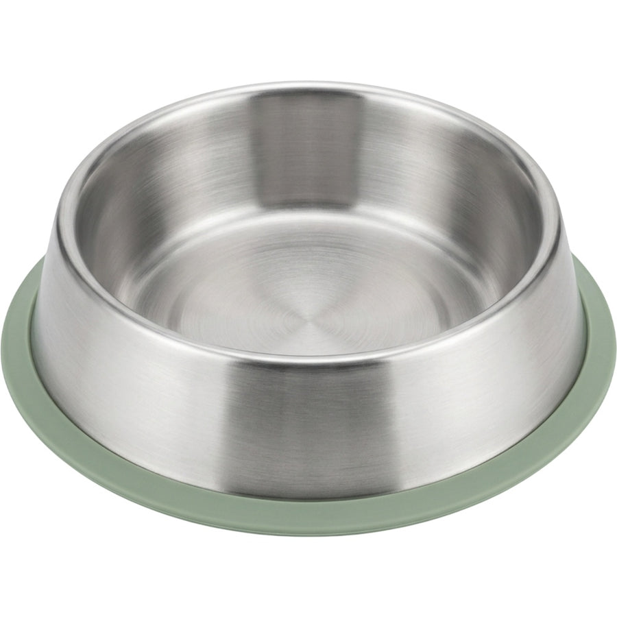 Vuros Stainless Steel Pet Bowl 1.6 L Sage Base